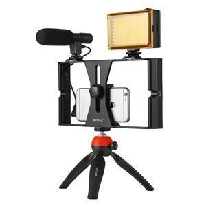 Tripé para Celular Profissional com flash e microfone antirruído!